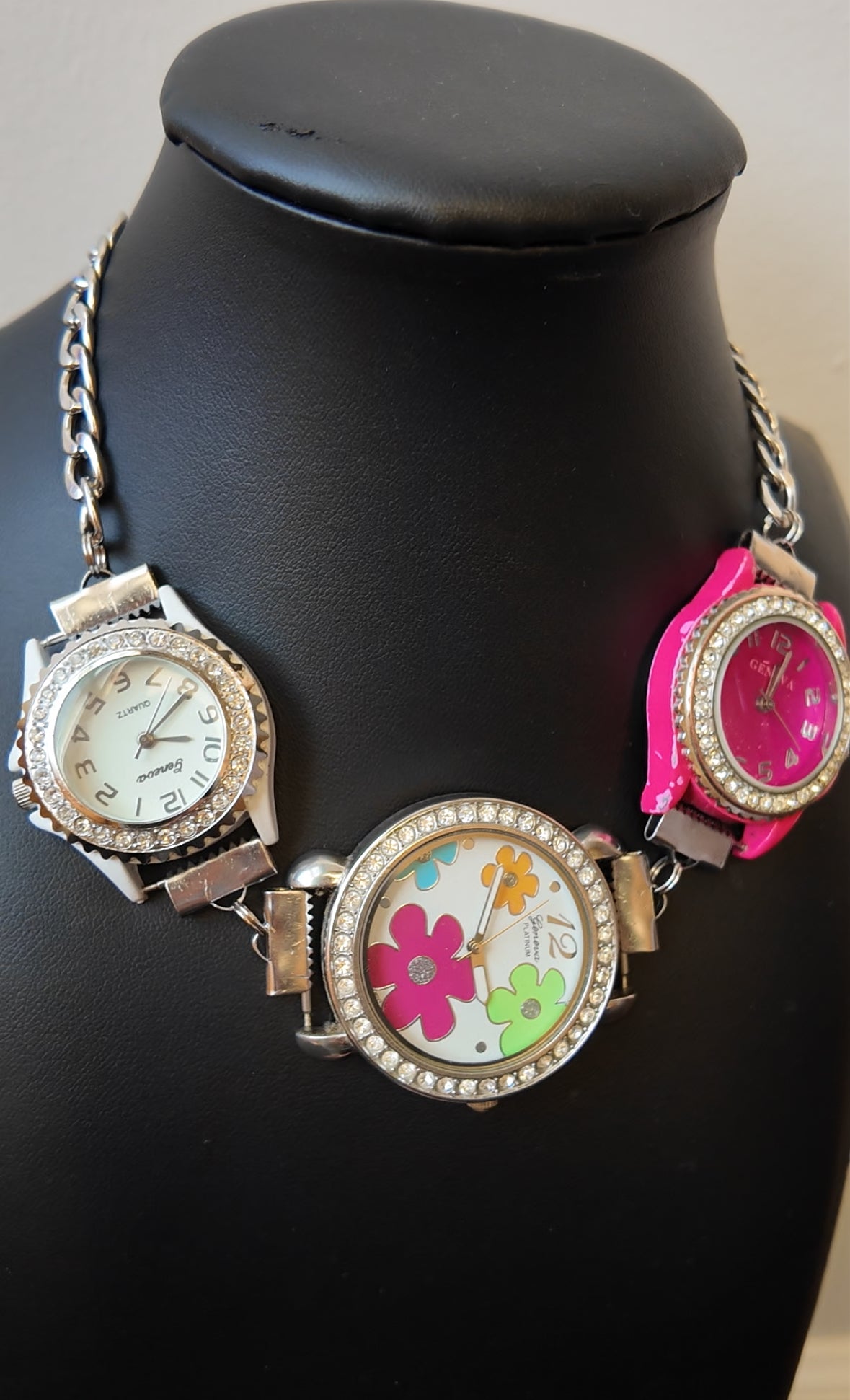 Flower Watch Necklace