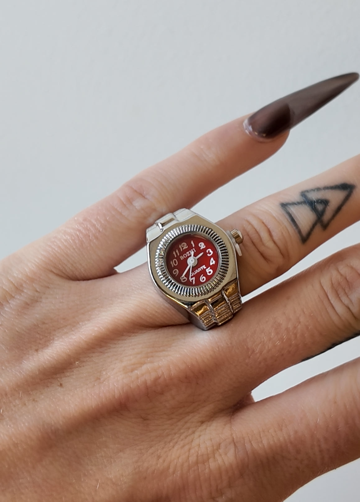 Silver Watch Ring