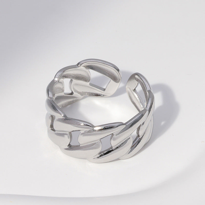 Silver Chainlink Ring