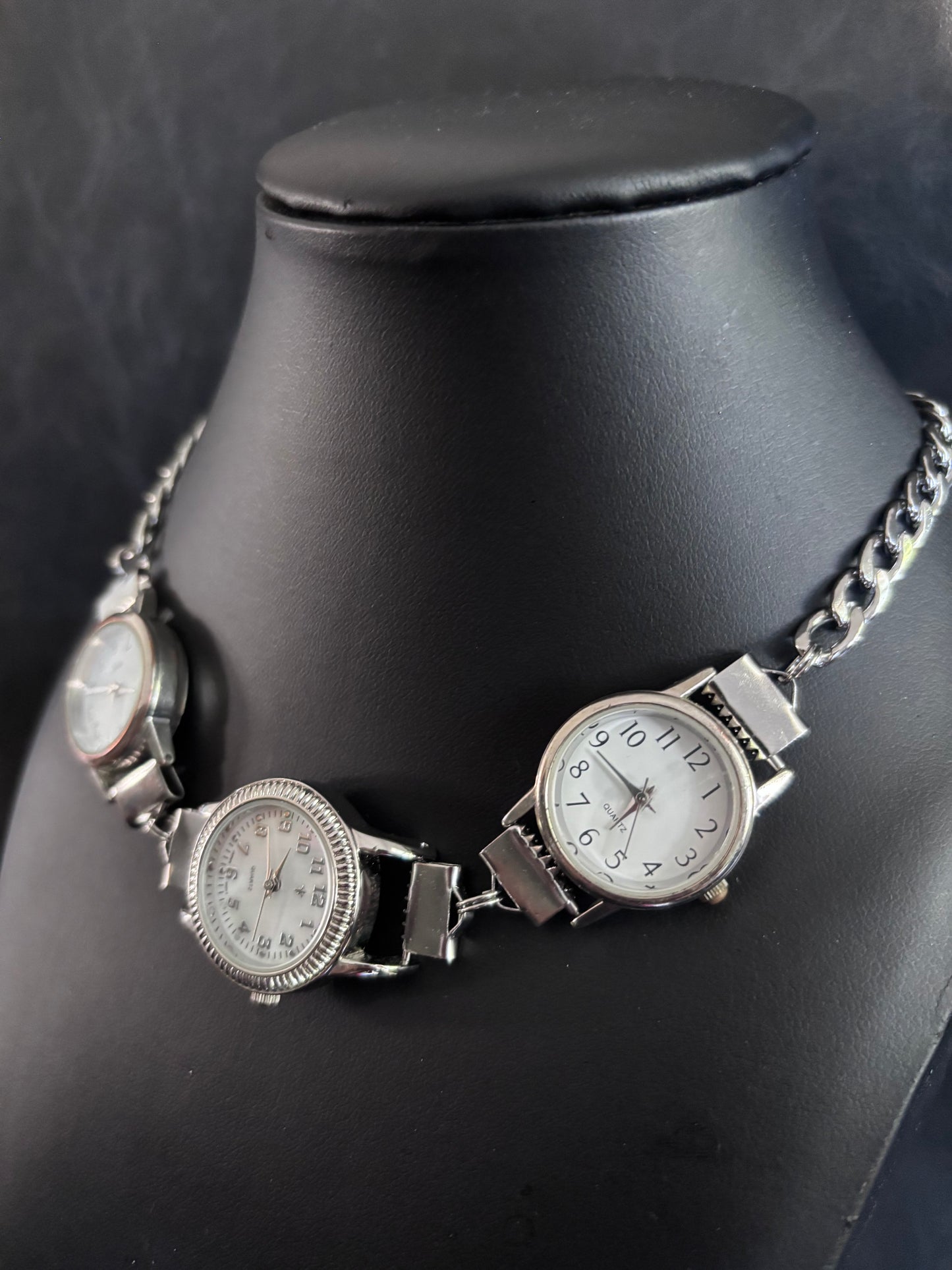 1 of 1 Silver Watch Necklace