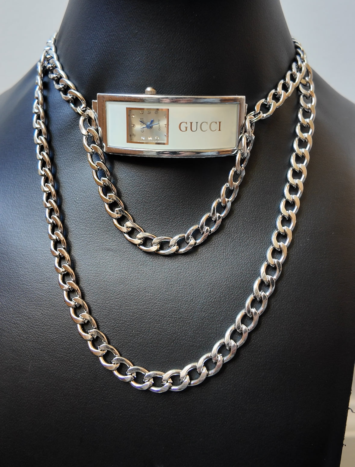 Gucci Layered Watch Choker