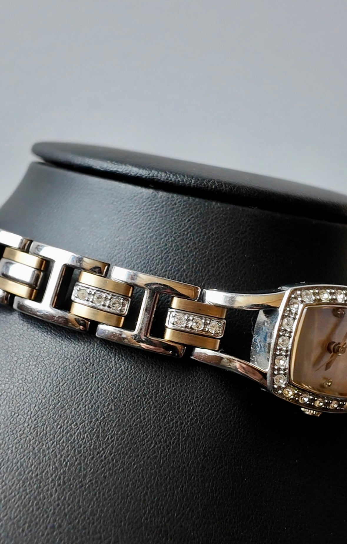 Mixed Metal Watch Choker