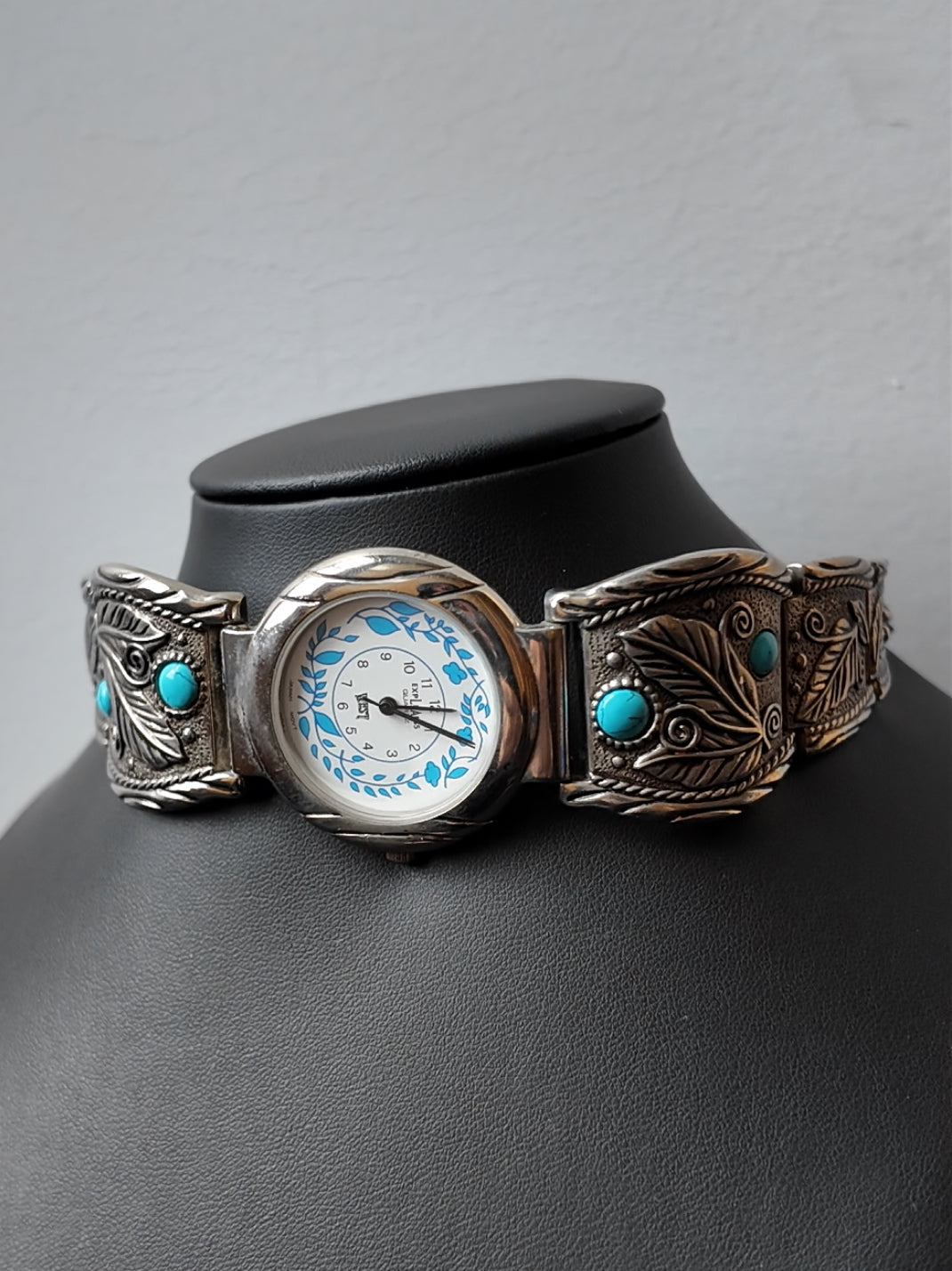 Turquoise Watch Choker