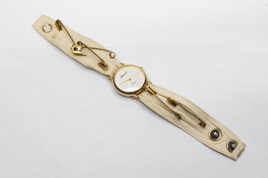 Gold Pinned Watch