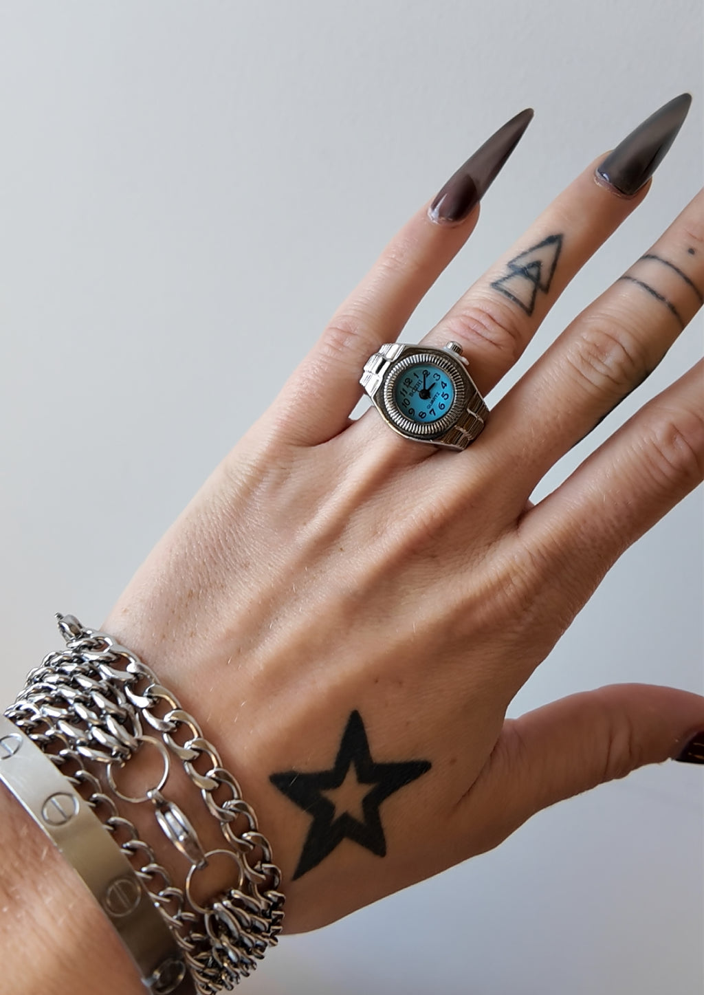 Silver Watch Ring
