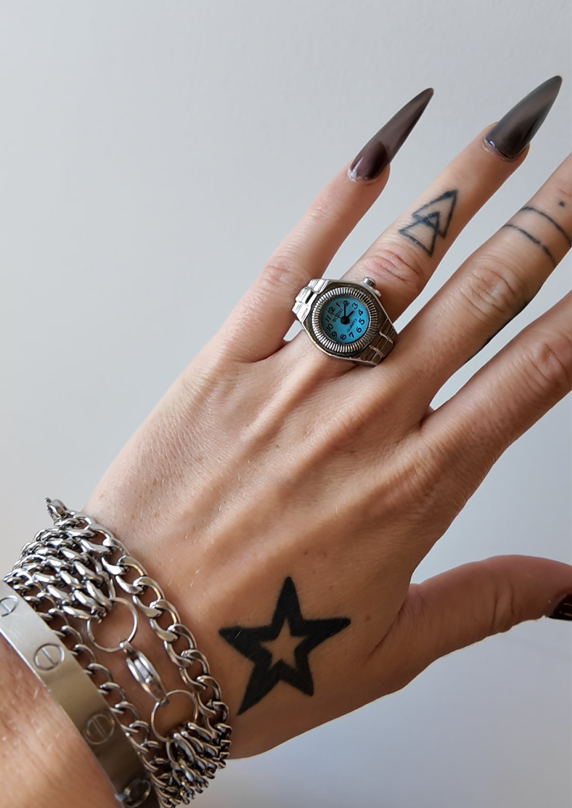 Silver Watch Ring