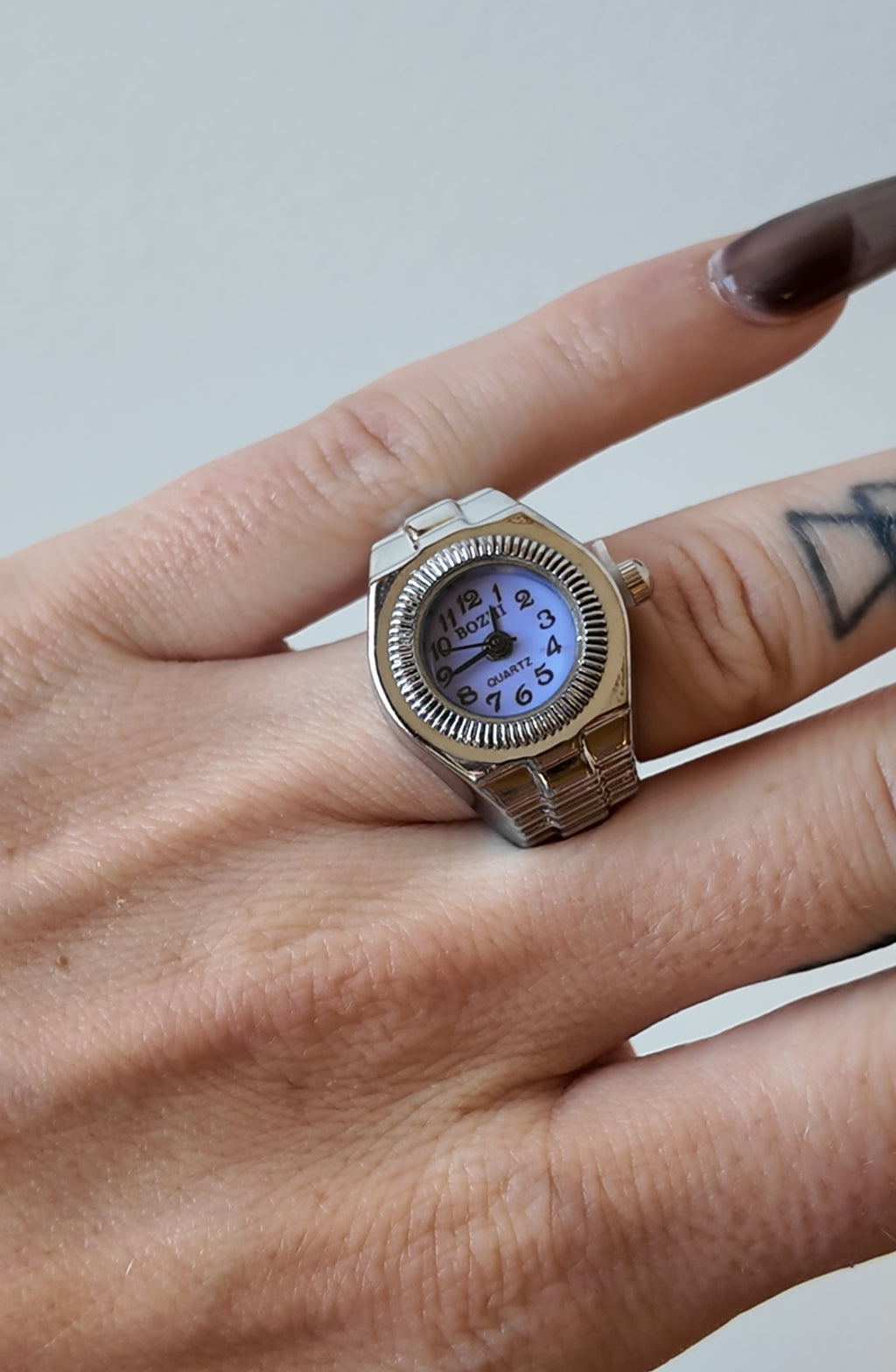 Silver Watch Ring