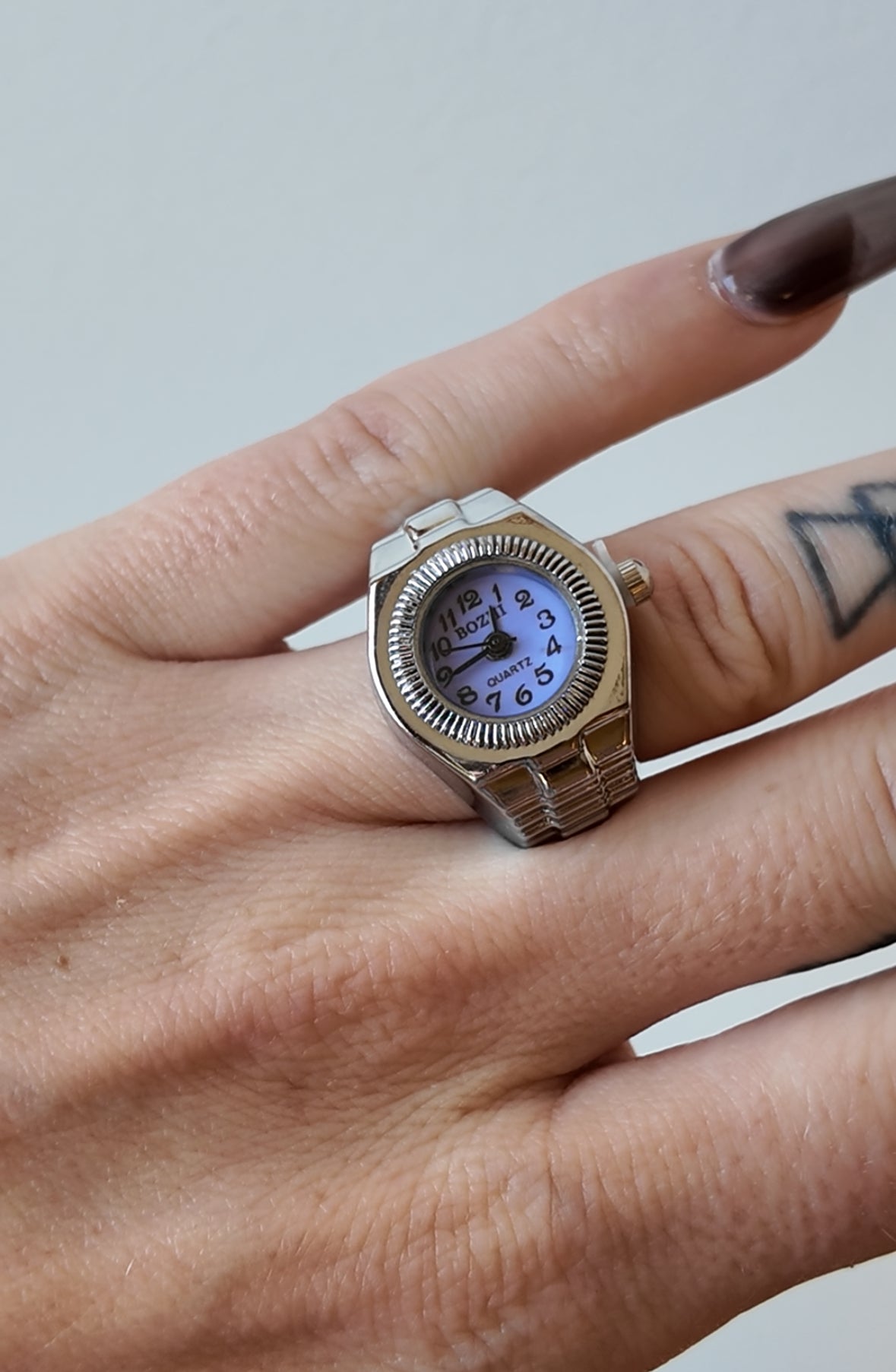 Silver Watch Ring