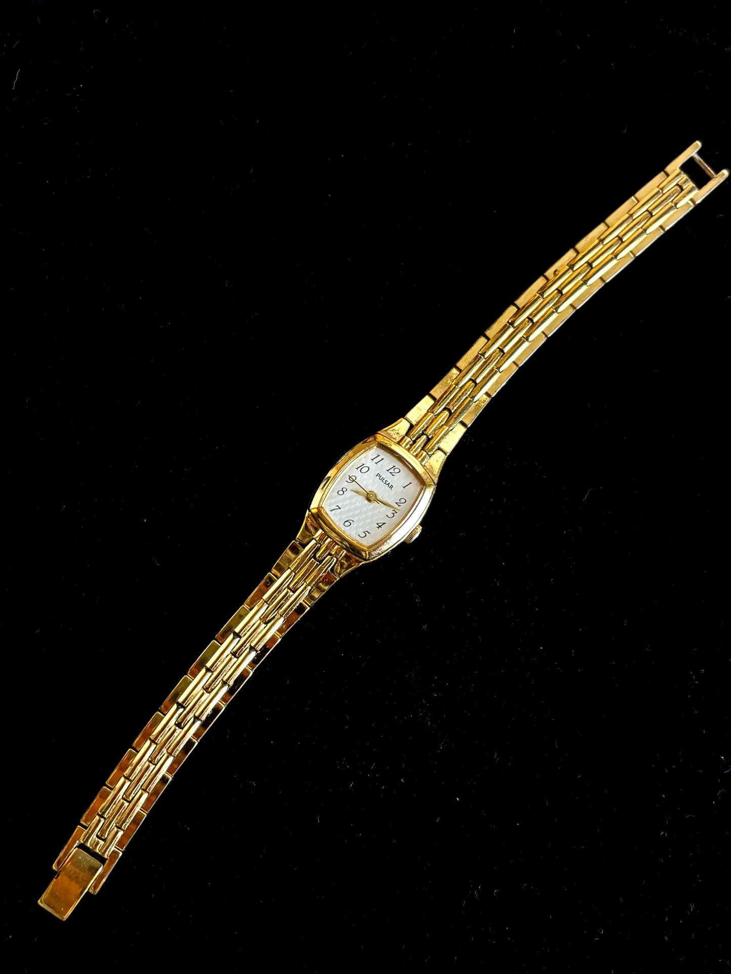 Rectangular Gold Watch