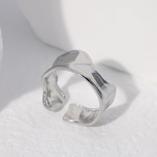 Silver Lava Ring