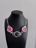 Red & Black Watch Chain