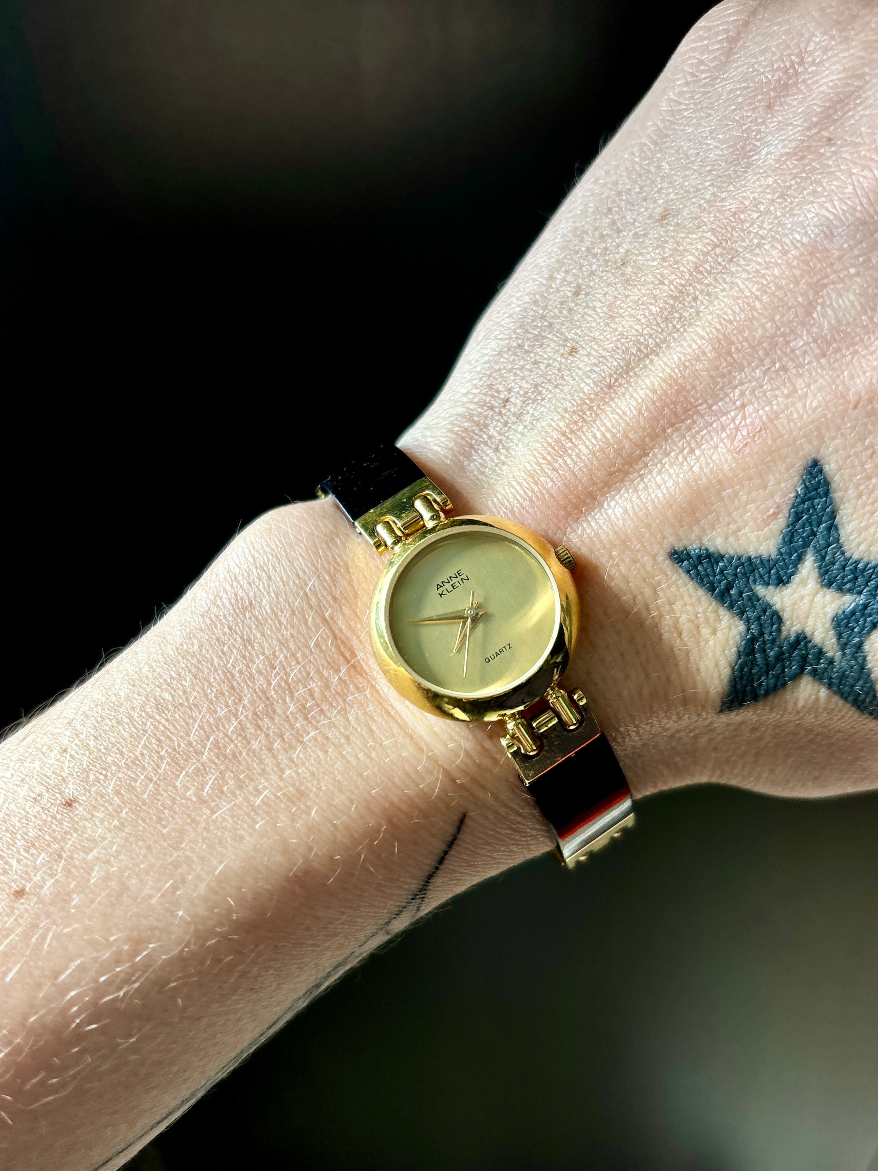 Black and Gold Watch