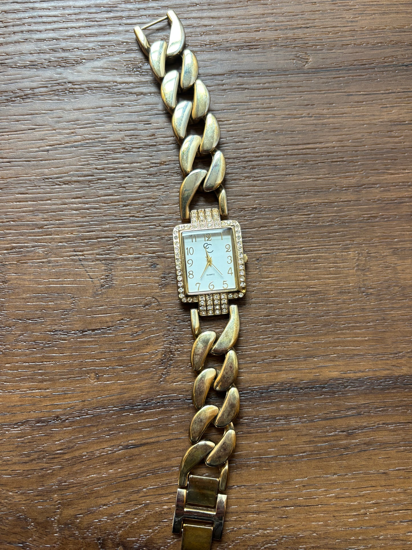 Gold Chainlink Watch
