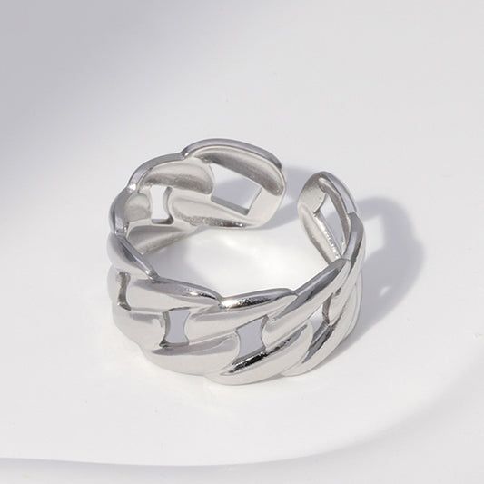 Silver Chainlink Ring