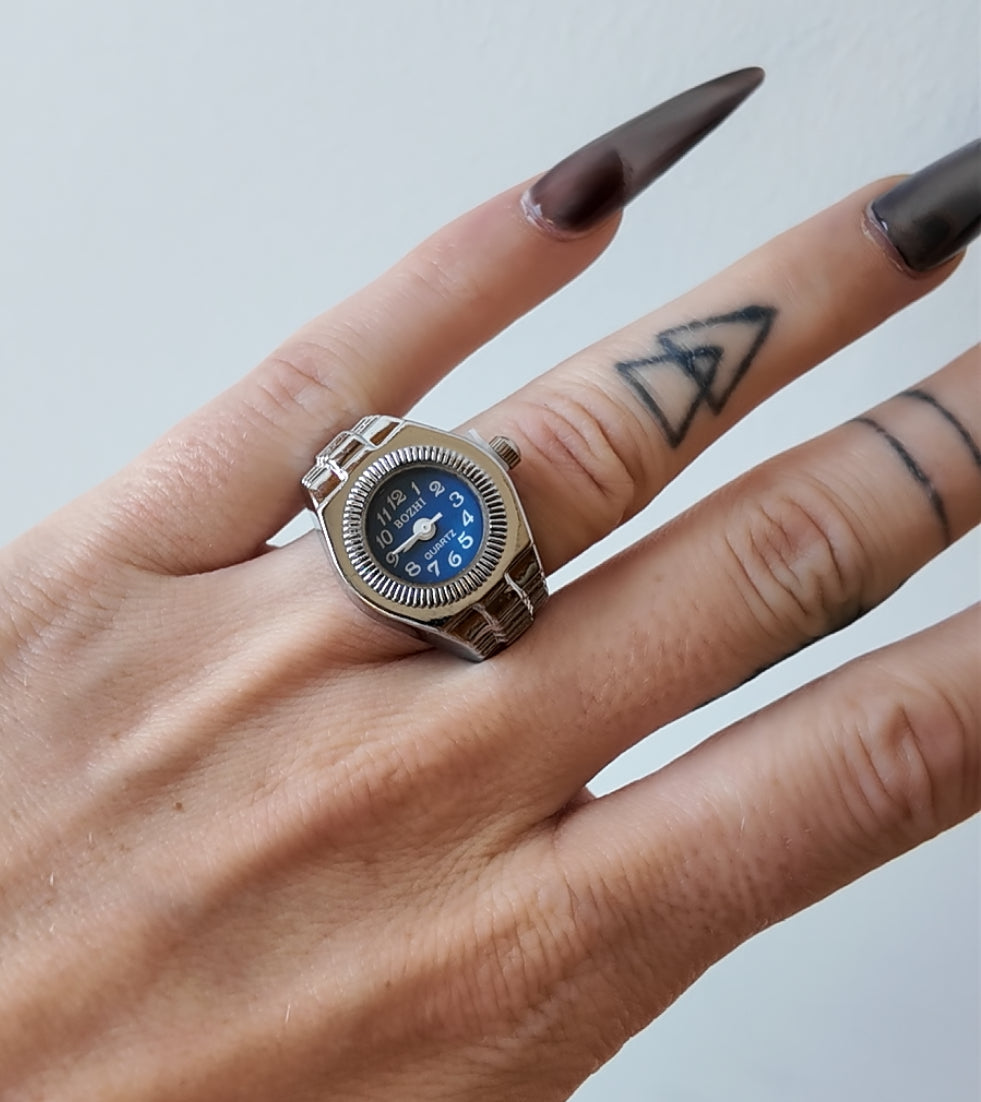 Silver Watch Ring