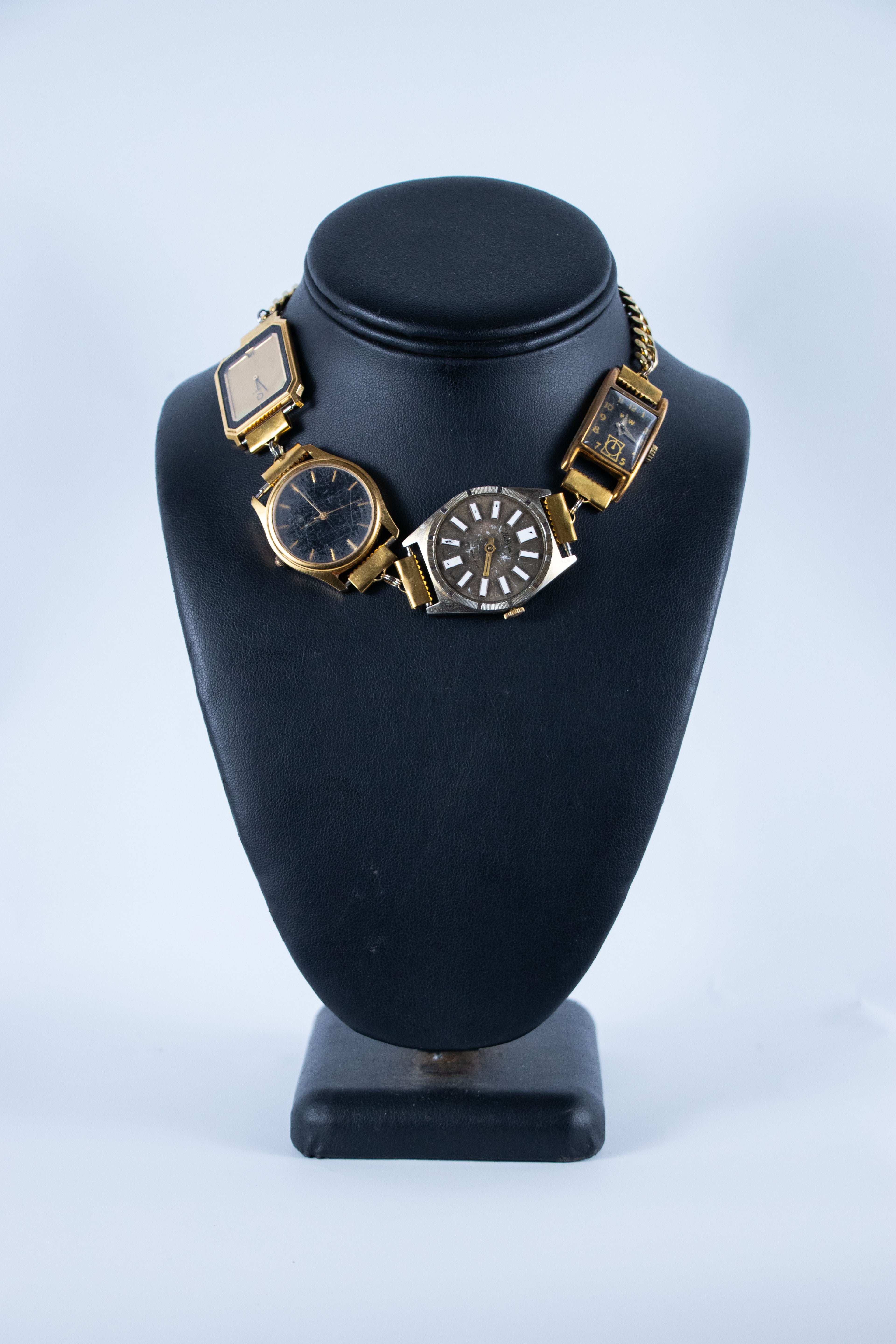Vintage Gold Watch Necklace