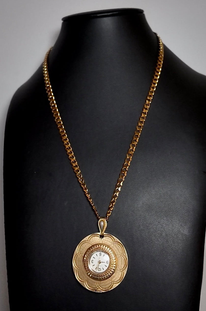 Old Time Watch Necklace