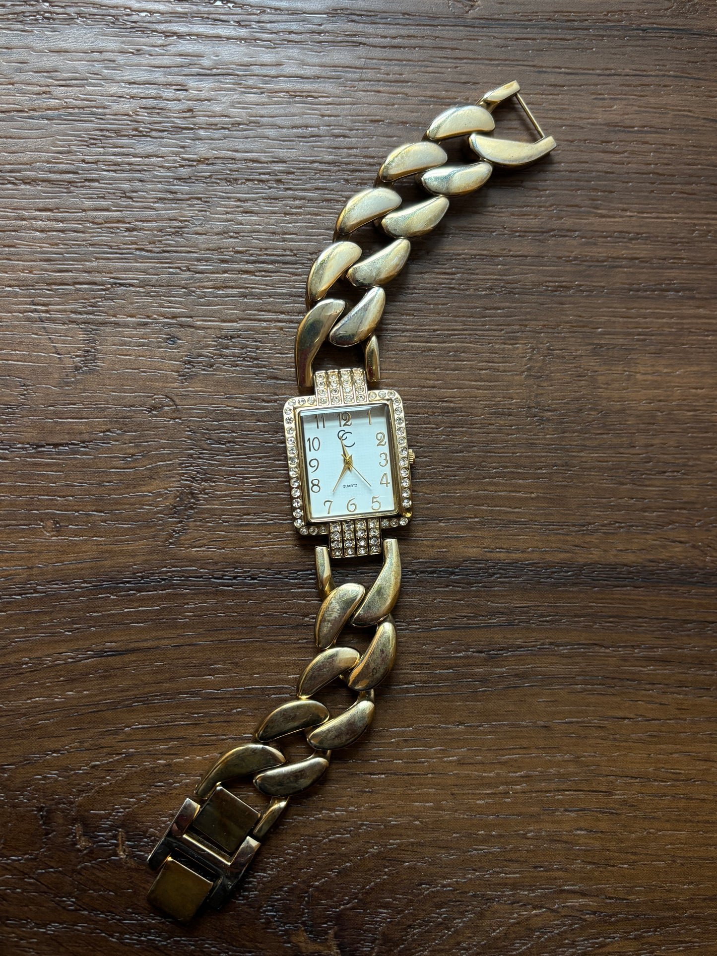 Gold Chainlink Watch