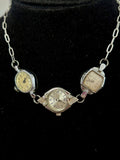 Dainty Silver Vintage Watch Necklace
