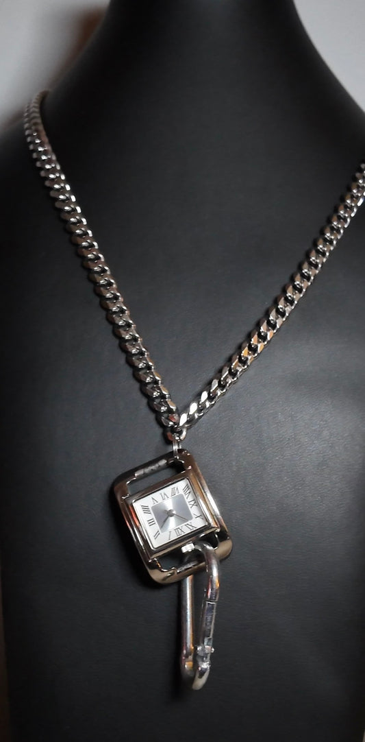 Long Time Silver Watch Chain