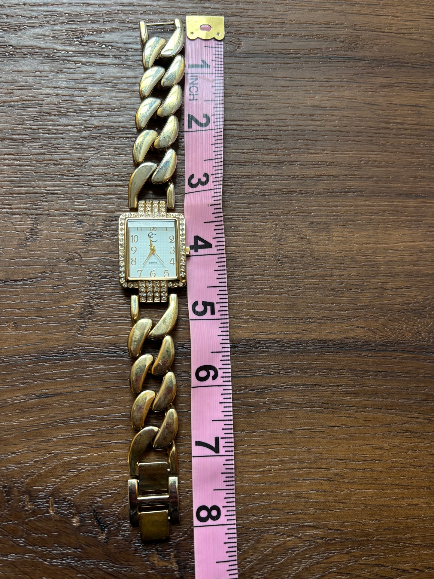 Gold Chainlink Watch