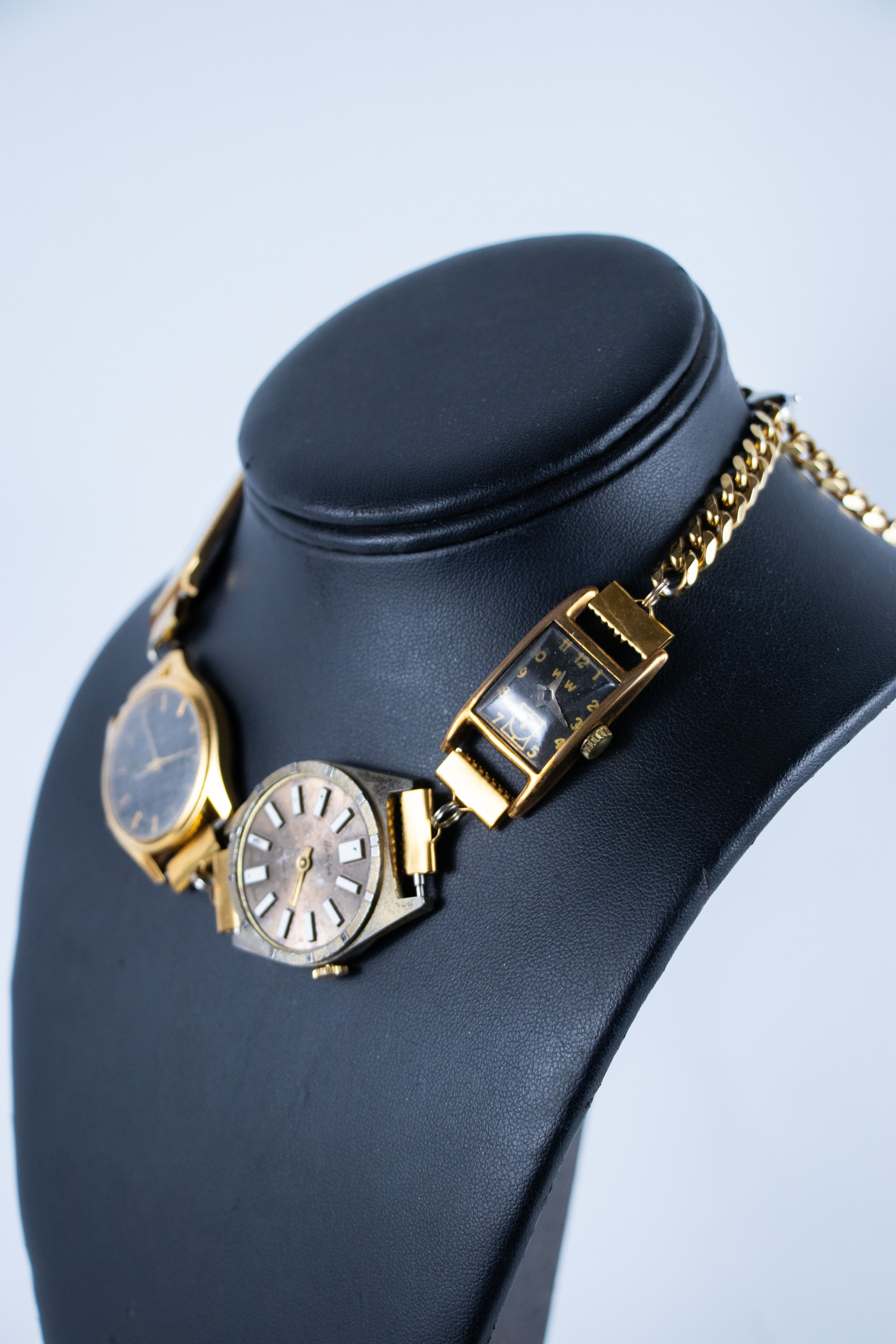 Vintage Gold Watch Necklace