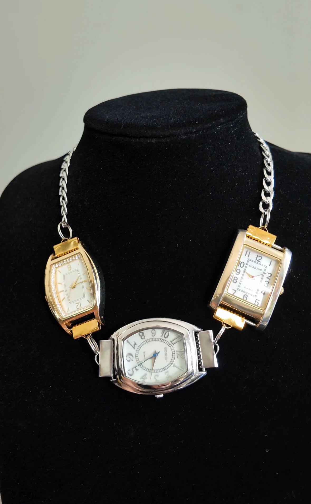 Silver & Gold Forever Watch Chain