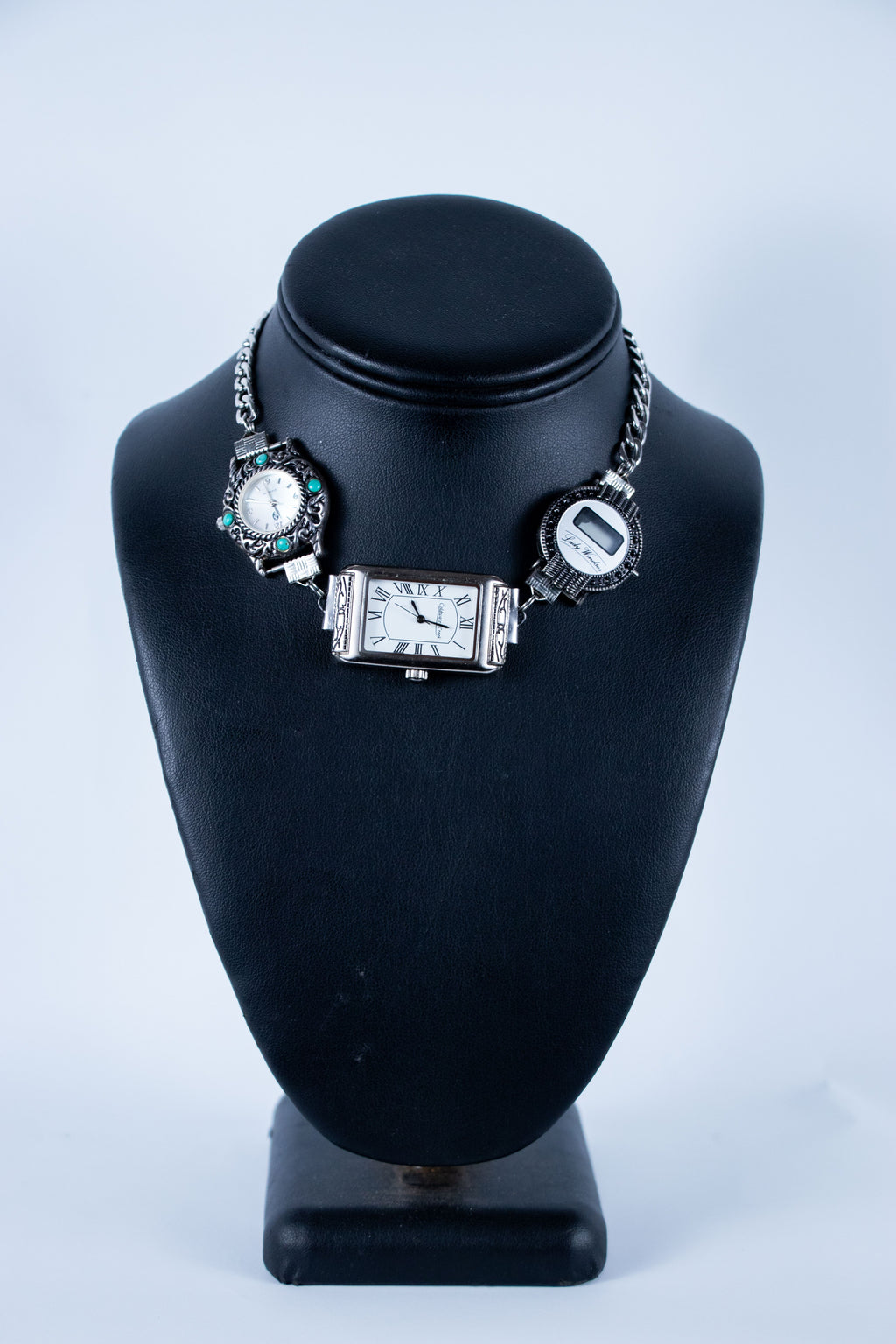 Silver Watch Necklace