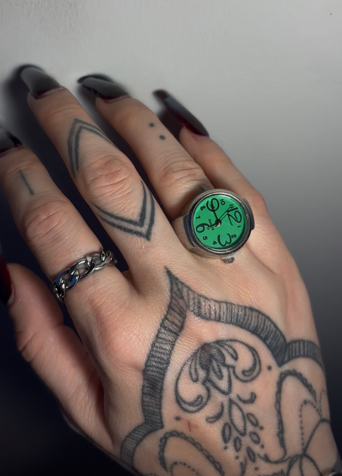 Green Watch Ring