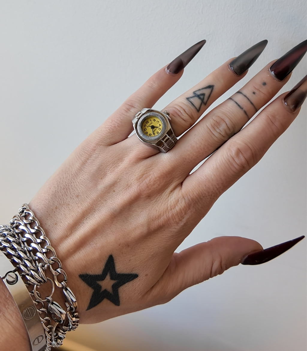 Silver Watch Ring