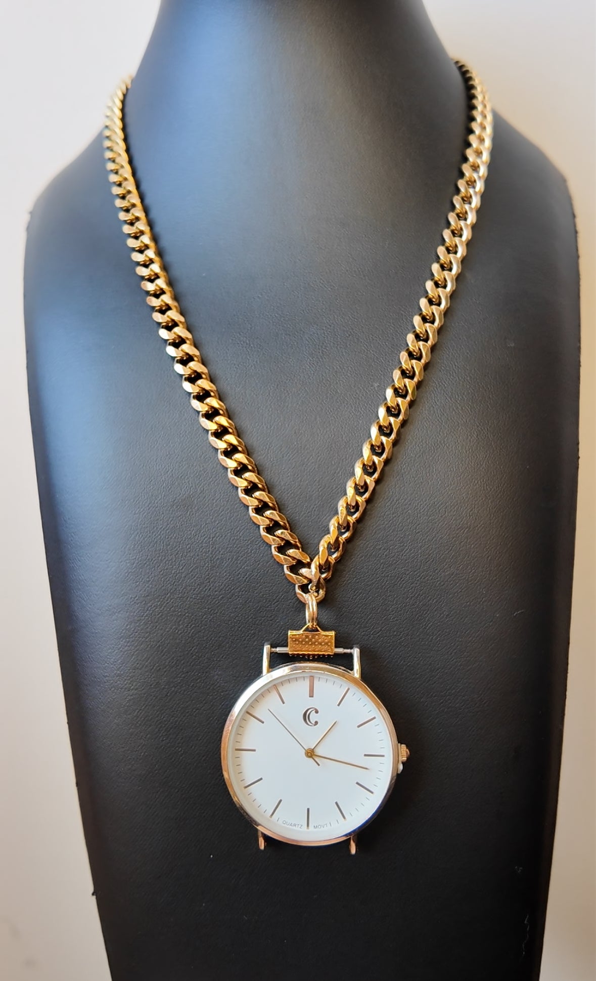 Gold Watch Necklace