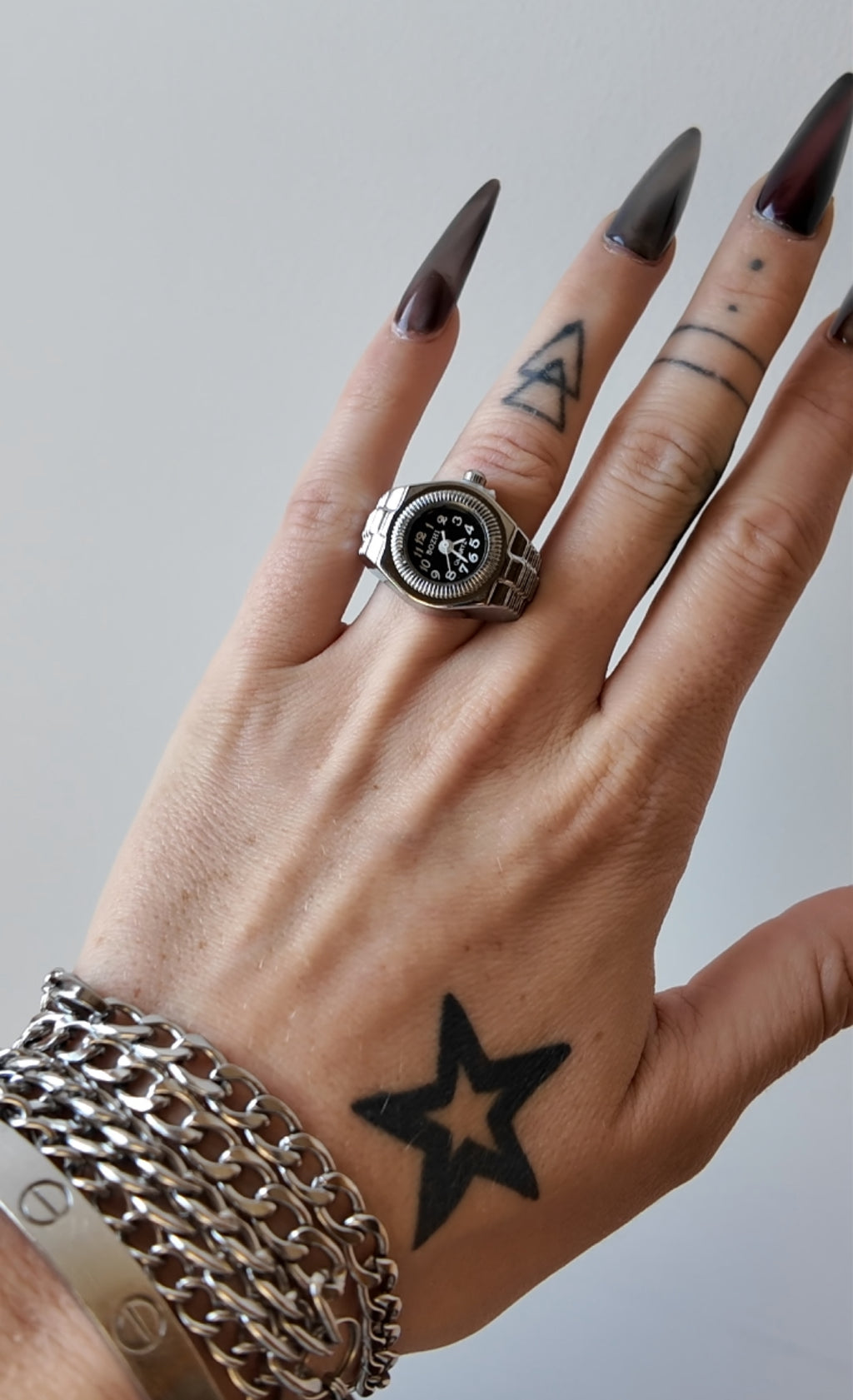 Silver Watch Ring