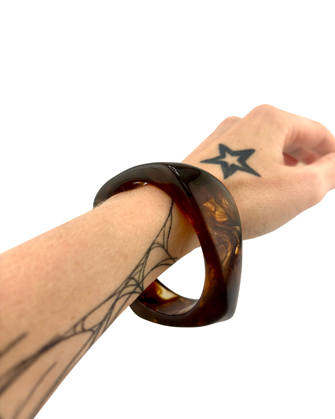 Marbled Coffee Bangle