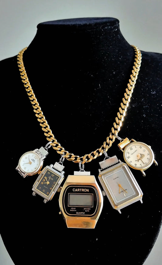 TIL the end of time Charm Necklace