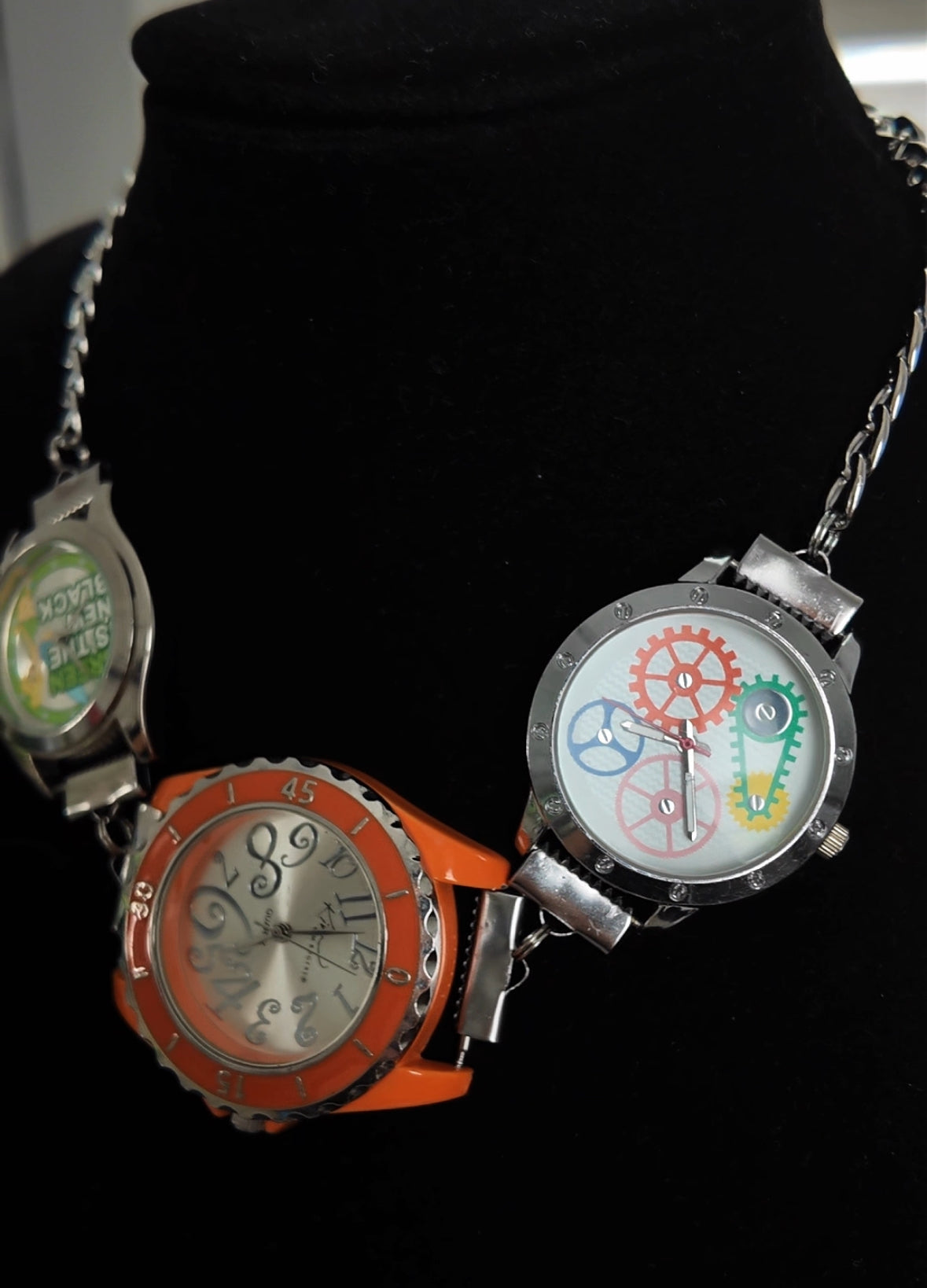 Wheel of Color Watch Necklace