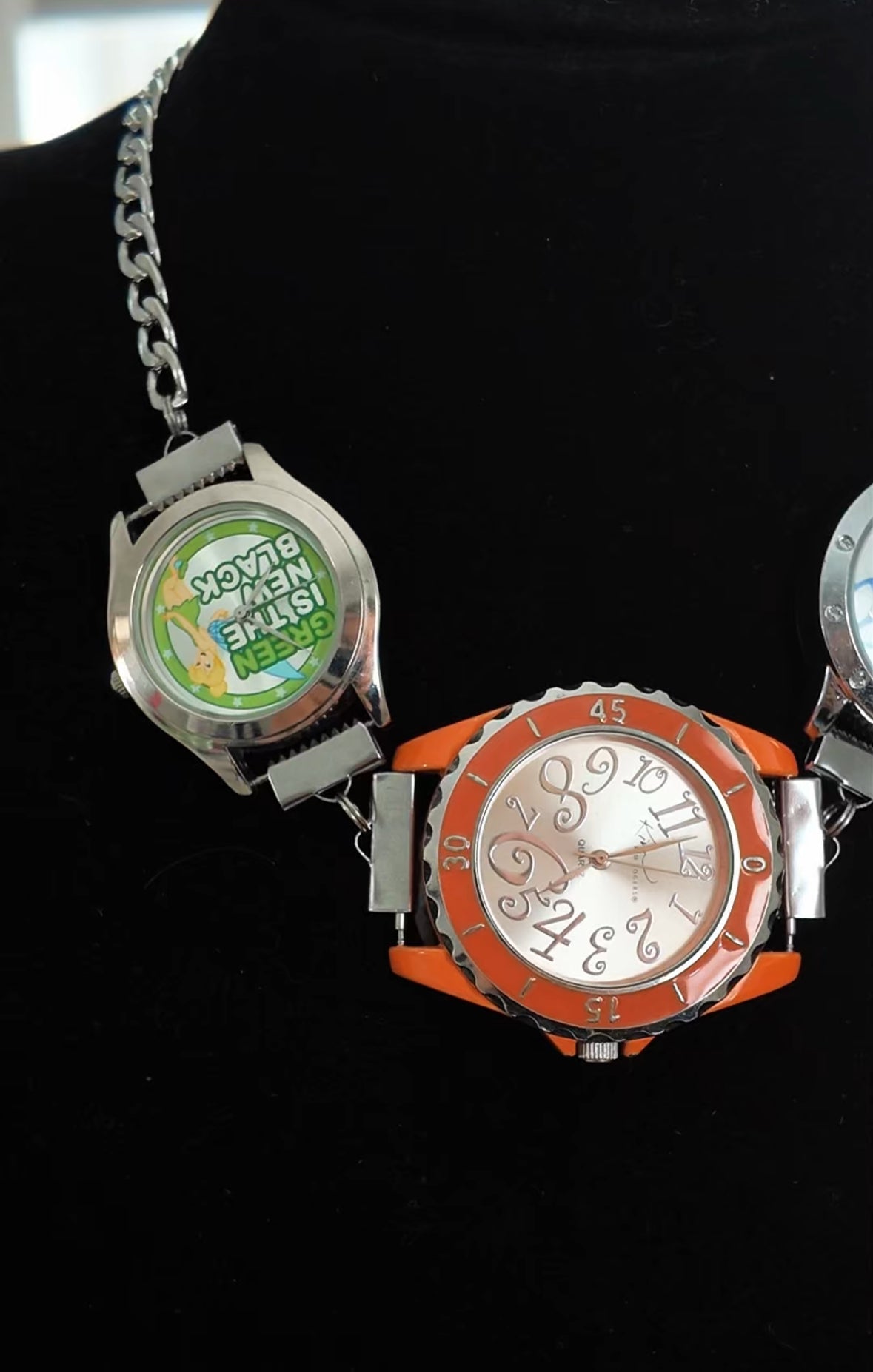 Wheel of Color Watch Necklace