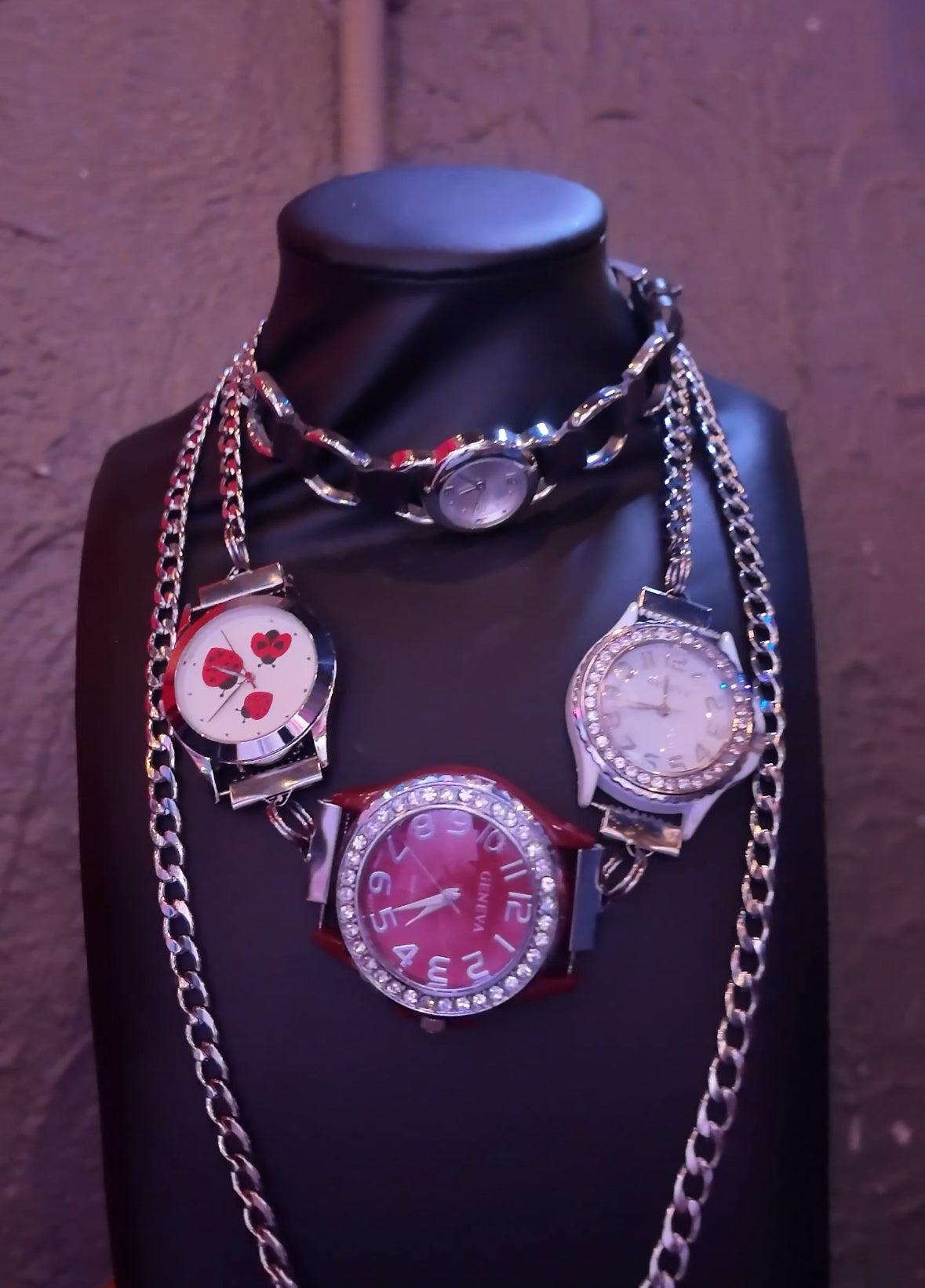 Lady Bug Watch Chain