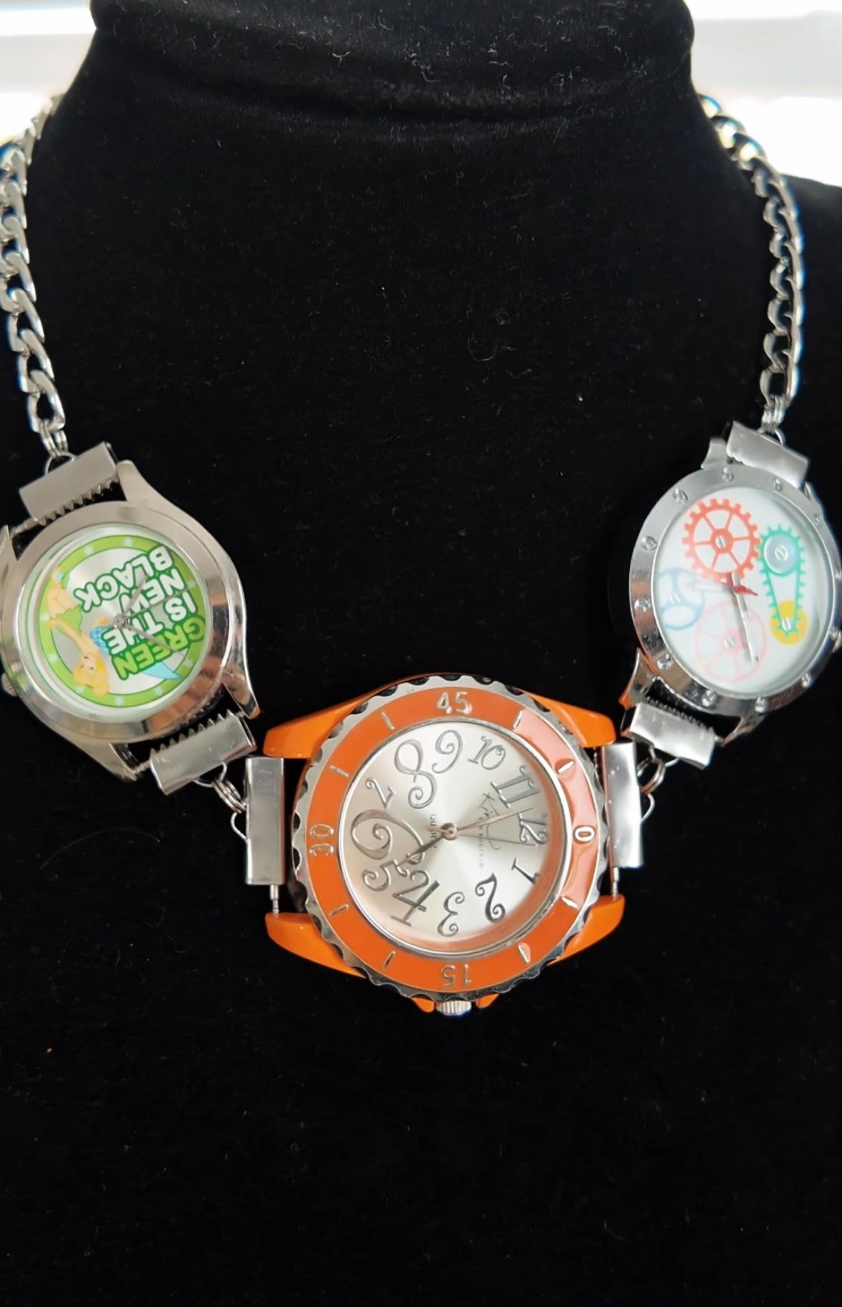 Wheel of Color Watch Necklace