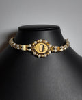 Gold Pearl Watch Choker