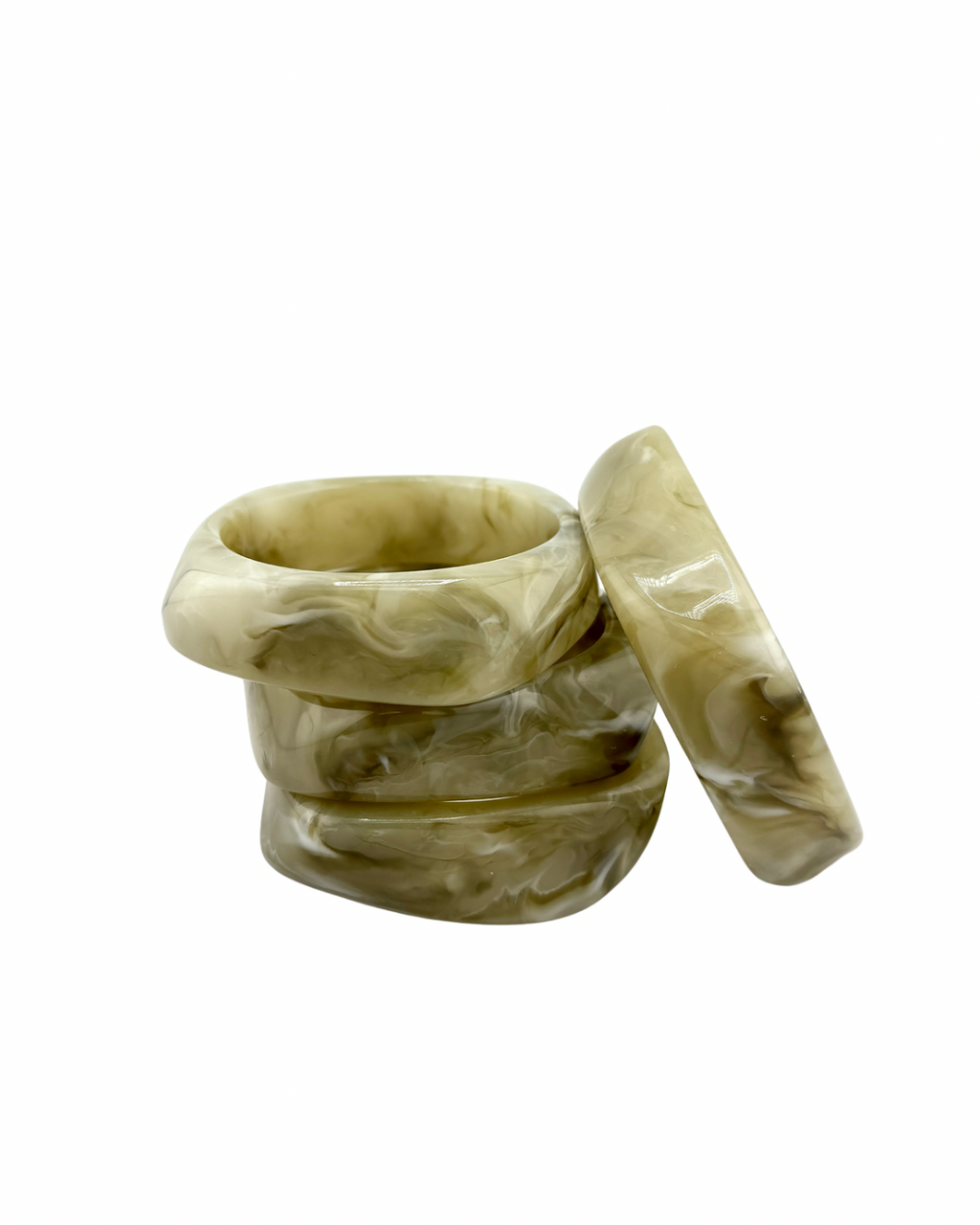 Marbled Moss Bangle