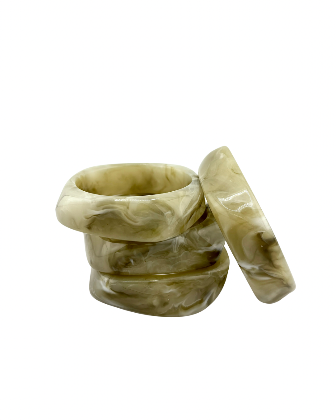 Marbled Moss Bangle