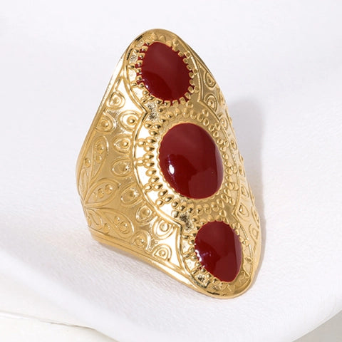 Maximal Red & Gold Ring
