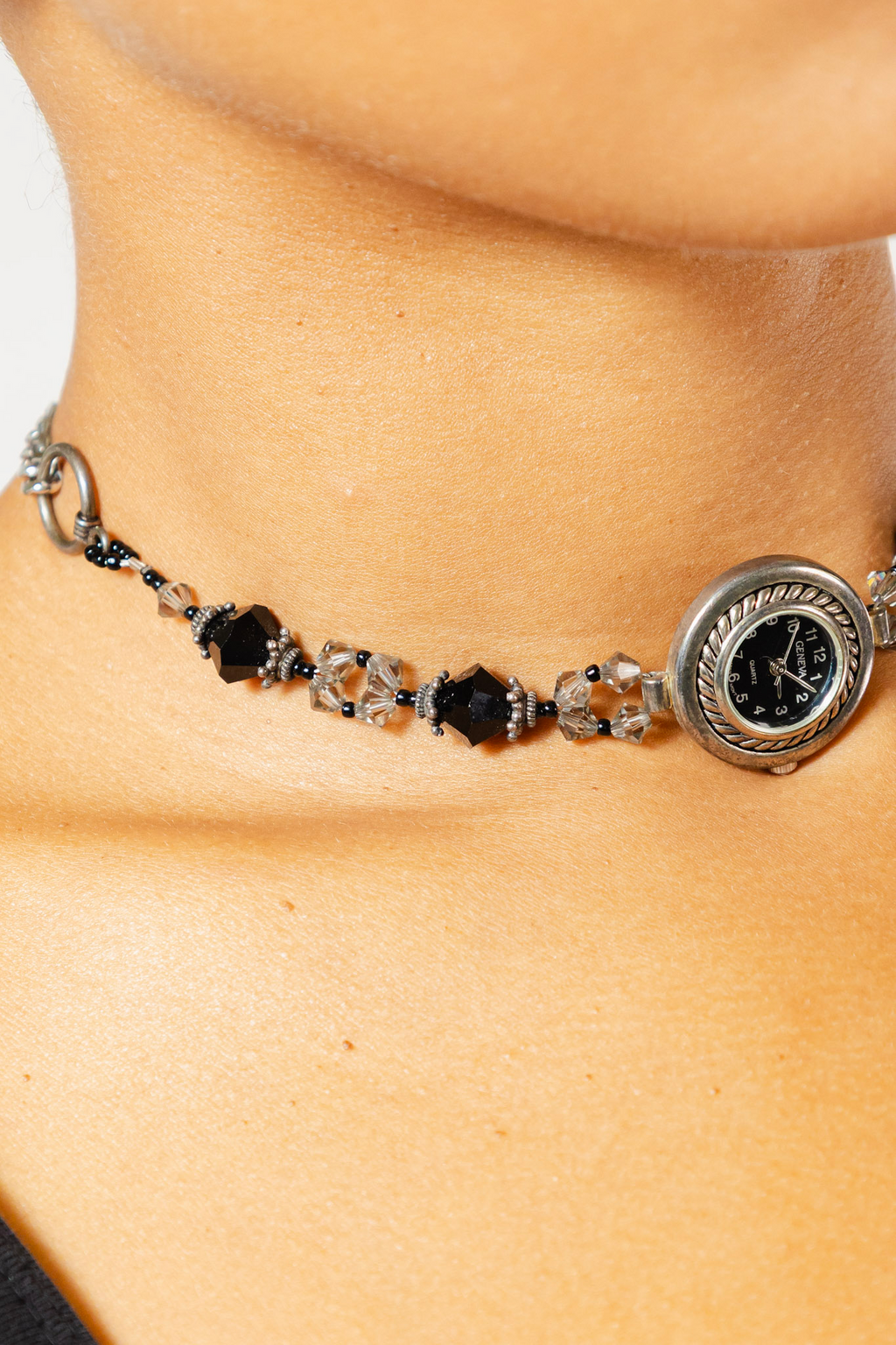 Beaded Watch Choker