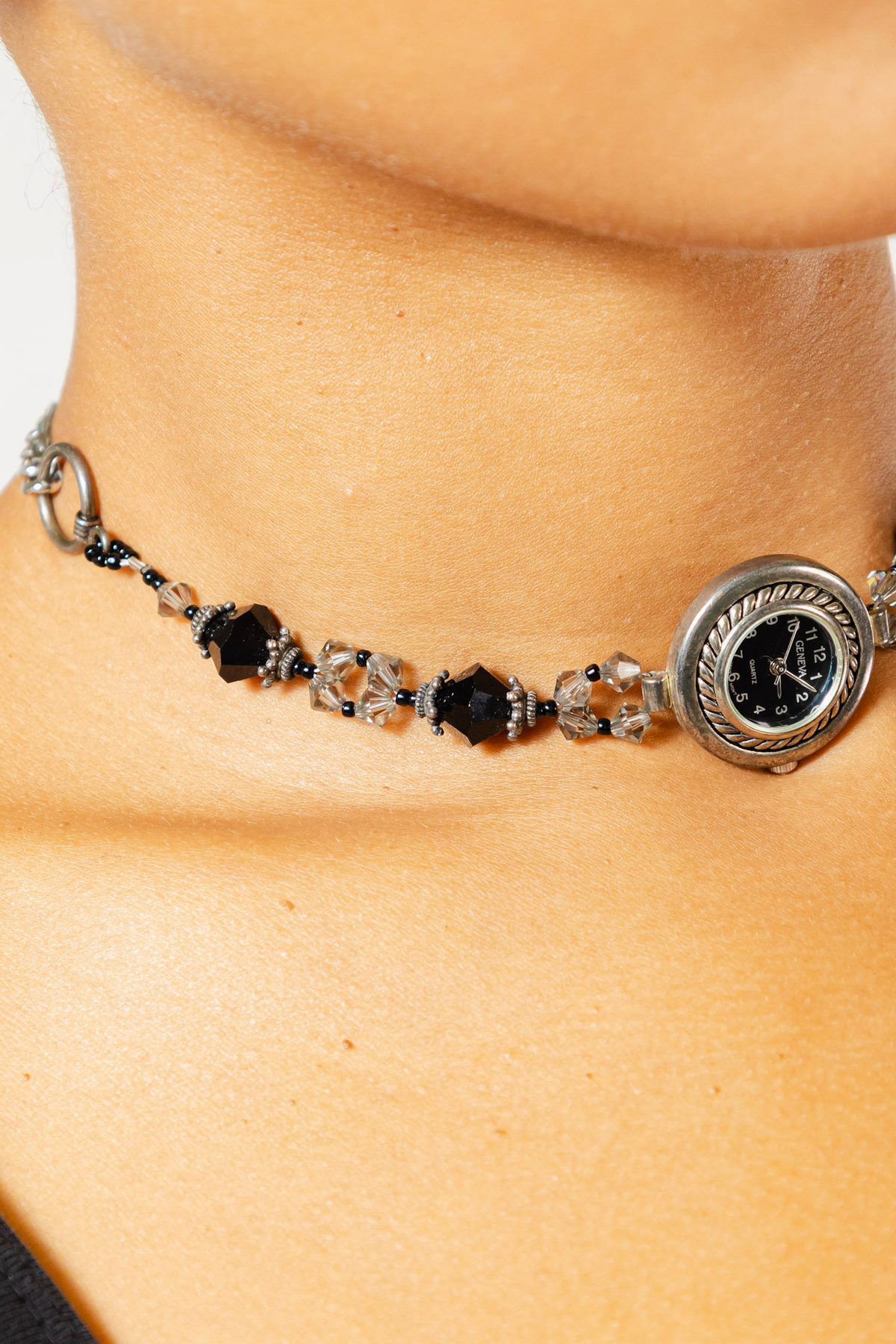 Beaded Watch Choker