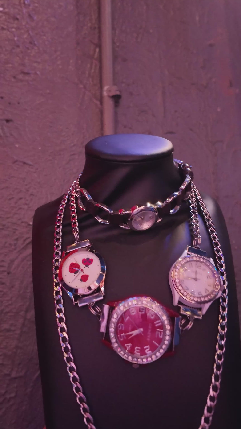 Lady Bug Watch Chain