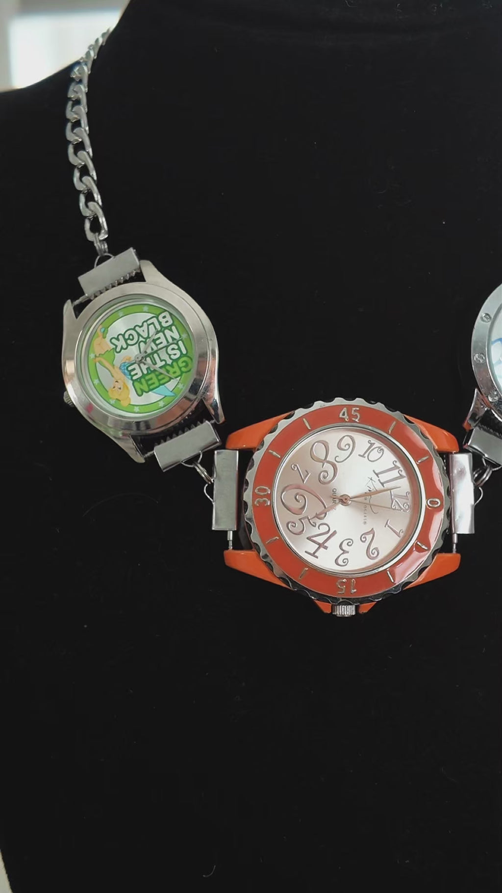 Wheel of Color Watch Necklace